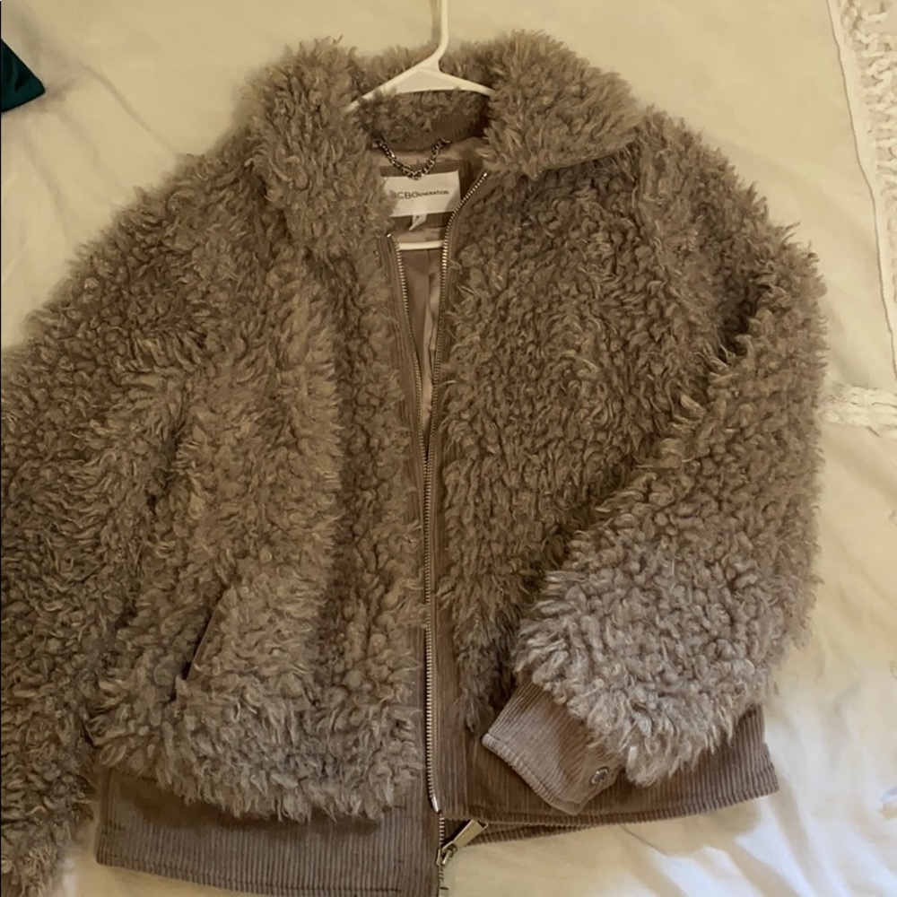 Nordstrom fuzzy jacket